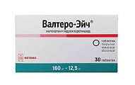 Купить валтеро-эйч, таблетки покрытые пленочной оболочкой 160 мг+ 12,5 мг, 30 шт в Балахне