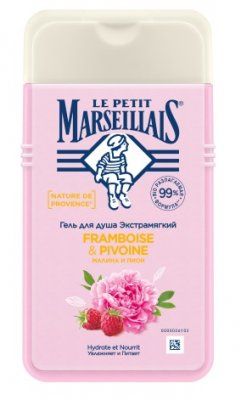 Купить le petit marseillais (ле петит марселл) гель для душа малина и пион, 250мл в Балахне