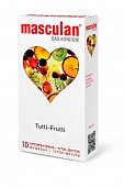 Купить masculan (маскулан) презервативы с ароматом тутти-фрутти tutti-frutti, 10 шт в Балахне