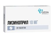 Купить лизиноприл, таблетки 10мг, 20 шт в Балахне