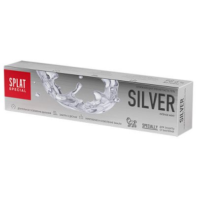 Купить сплат (splat) зубная паста специал серебро, 75мл в Балахне