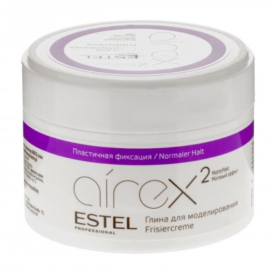 Купить estel (эстель) глина для моделирования волос с матовым эффектом пластичной фиксации airex, 65мл в Балахне