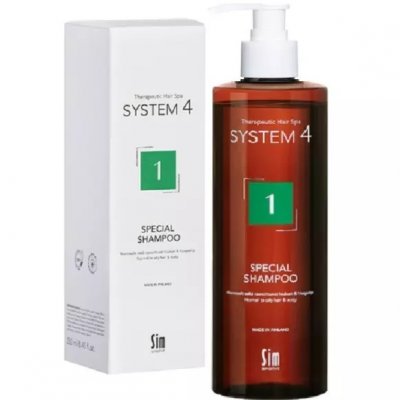 Купить система 4 (system 4), шампунь для волос терапевтический №1 для нормальных и жирных волос, 500мл в Балахне