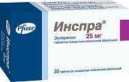 Купить инспра, таблетки, покрытые пленочной оболочкой 25мг, 30 шт в Балахне