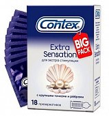 Купить contex (контекс) презервативы extra sensation 18шт в Балахне