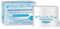 Купить marine skin therapy (марин скин терапи) крем для лица морской коллаген с гиалуроновой кислотой, 50мл в Балахне