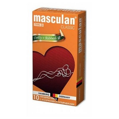 Купить masculan-3 (маскулан) презервативы классик с колечками и пупырышками 10шт в Балахне