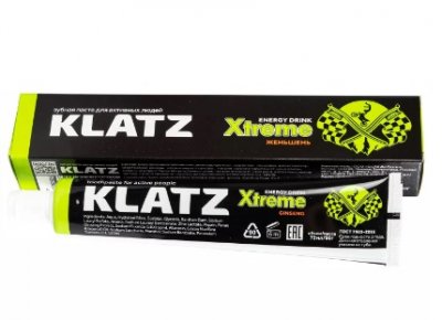 Купить klatz (клатц) зубная паста xtreme energy drink женьшень, 75мл в Балахне