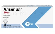 Купить алзепил, таблетки, покрытые пленочной оболочкой 10мг, 56 шт в Балахне