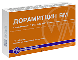 Купить дорамитцин вм, таблетки покрытые пленочной оболочкой 3млн ед, 10шт в Балахне