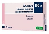 Купить асиглия, таблетки покрытые пленочной оболочкой 100мг, 28шт в Балахне