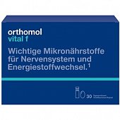 Купить orthomol vital f (ортомол витал ф), двойное саше (жидкость 20мл+капсула), 30 шт бад в Балахне
