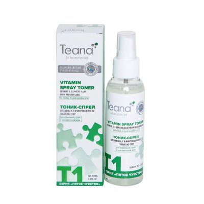 Купить тиана (teana) тоник-спрей энергетический витаминный с экстрактом микроводоросли и днк ,125мл в Балахне