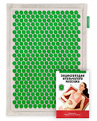 Купить аппликатор массажер медицинский тибетский на мягкой подложке 41х60 см, зеленый в Балахне
