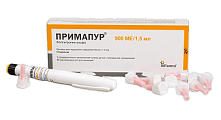 Купить примапур, раствор для подкожного введения 66мкг/1,5мл шприц-ручка 1шт + игла 10шт в Балахне