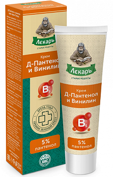 Лекарь крем Д-пантенол и винилин, 30мл