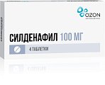 Купить силденафил, таблетки, покрытые пленочной оболочкой 100мг, 4 шт в Балахне