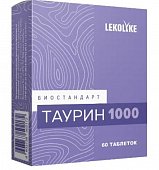 Купить биостандарт таурин 1000 леколайк (lekolike), таблетки массой 600 мг 60шт. бад в Балахне
