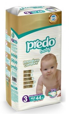 Купить predo (предо) baby pants подгузники размер 3, 4-9кг, 44 шт в Балахне