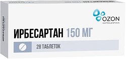 Купить ирбесартан, таблетки 150мг, 28 шт в Балахне
