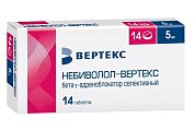 Купить небиволол-вертекс, таблетки 5мг, 14 шт в Балахне