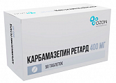 Купить карбамазепин ретард, таблетки с пролонгированным высвобождением 400мг 50шт в Балахне