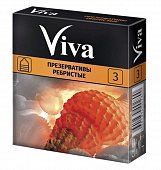 Купить viva (вива) презервативы ребристые 3шт в Балахне