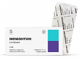 Купить мемантин солофарм, таблетки покрытые пленочной оболочкой 10 мг, 90 шт в Балахне
