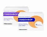 Купить глибенфор, таблетки, покрытые пленочной оболочкой 5мг+500мг, 30 шт в Балахне