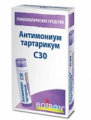 Купить антимониум тартарикум с30, гомеопатический монокомпонентный препарат минерально-химического происхождения, гранулы гомеопатические 4 гр в Балахне