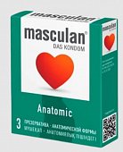 Купить masculan (маскулан) презервативы облегающей анатомической формы anatomic, 3 шт в Балахне