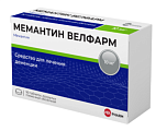 Купить мемантин-велфарм, таблетки, покрытые пленочной оболочкой 10мг, 90 шт в Балахне