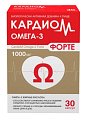 Купить кардиом омега-3 форте, капсулы 1000мг, 30 шт бад в Балахне