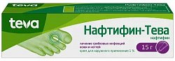 Купить нафтифин-тева, крем для наружного применения 1%, 15г в Балахне