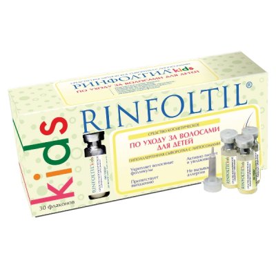Купить rinfoltil (ринфолтил) кидс сыворотка для волос детская с липосомами гипоаллергенная, 30 шт в Балахне