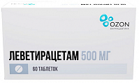Купить леветирацетам, таблетки, покрытые пленочной оболочкой, 500мг, 60 шт в Балахне