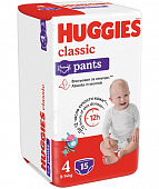 Купить huggies (хаггис) трусики-подгузники детские классик, размер 4, 9-14кг 15шт в Балахне