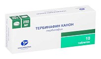 Купить тербинафин-канон, таблетки 250мг, 10 шт в Балахне