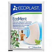 Купить ecoplast ecoment пластырь перцовый с ментолом 10 х 15см в Балахне