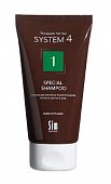 Купить система 4 (system 4), шампунь для волос терапевтический №1 для нормальных и жирных волос, 75мл в Балахне