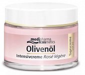 Купить медифарма косметик (medipharma cosmetics) olivenol крем для лица дневной интенсивный роза легкий, 50мл lsf-20 в Балахне