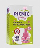 Купить пикник (picnic) baby жидкость от комаров 45 ночей, 30мл в Балахне