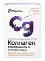 Купить коллаген с витамином с со вкусом вишни, порошок для приема внутрь пакет-саше 7г, 10 шт бад в Балахне