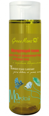 Купить green mama (грин мама) тоник для лица матирующий морские водоросли, 200мл в Балахне