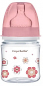 Купить canpol (канпол) бутылочка пластиковая easystart newborn антиколиковая с широким горлом с рождения, 120 мл розовая в Балахне