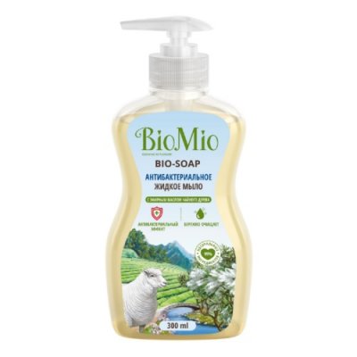 Купить биомои (biomio) жидкое мыло антибактериальное с эфирным маслом чайного дерева, 300 мл в Балахне