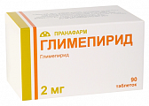 Купить глимепирид, таблетки 2мг, 90 шт в Балахне