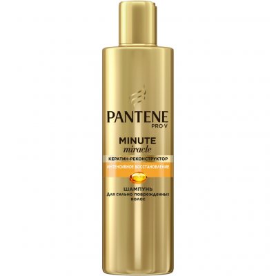 Купить pantene pro-v (пантин) шампунь minute miracle мицелярный интенсивное восстановление волос, 270 мл в Балахне