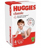 Huggies (Хаггис) подгузники Классик 4 7-18кг 14шт