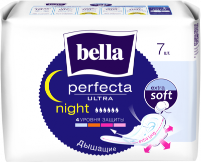 Купить bella (белла) прокладки perfecta ultra night extra soft 7 шт в Балахне
